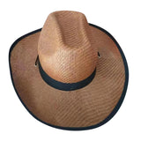 Chapeau de paille de style cowboy 