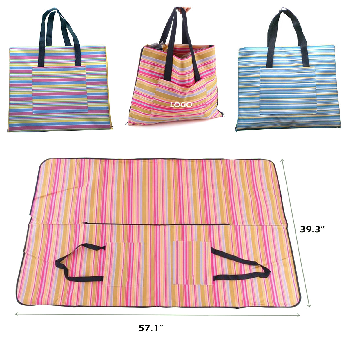 Tapis et sac de pique-nique d'extérieur 