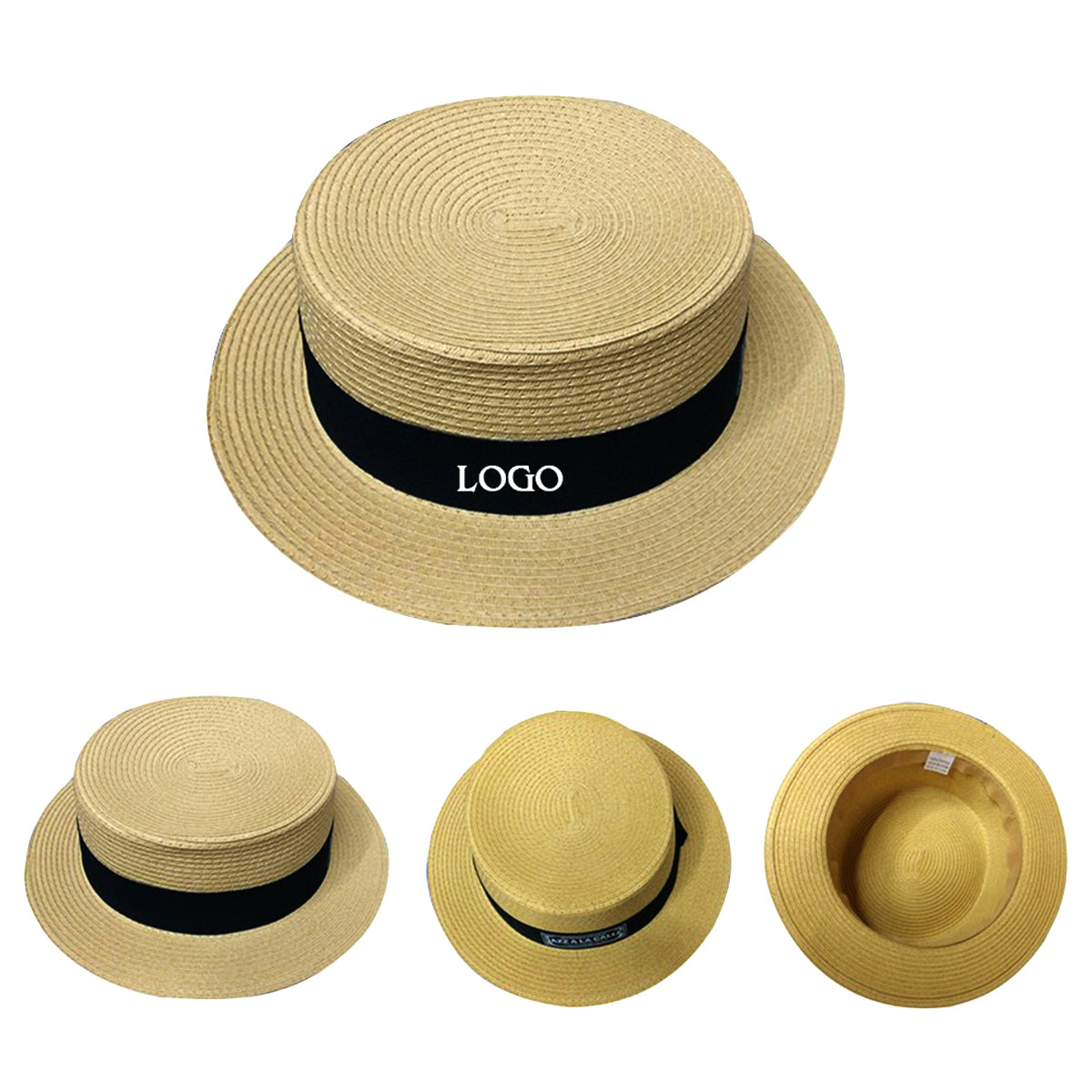 Chapeaux de mode à couronne plate 
