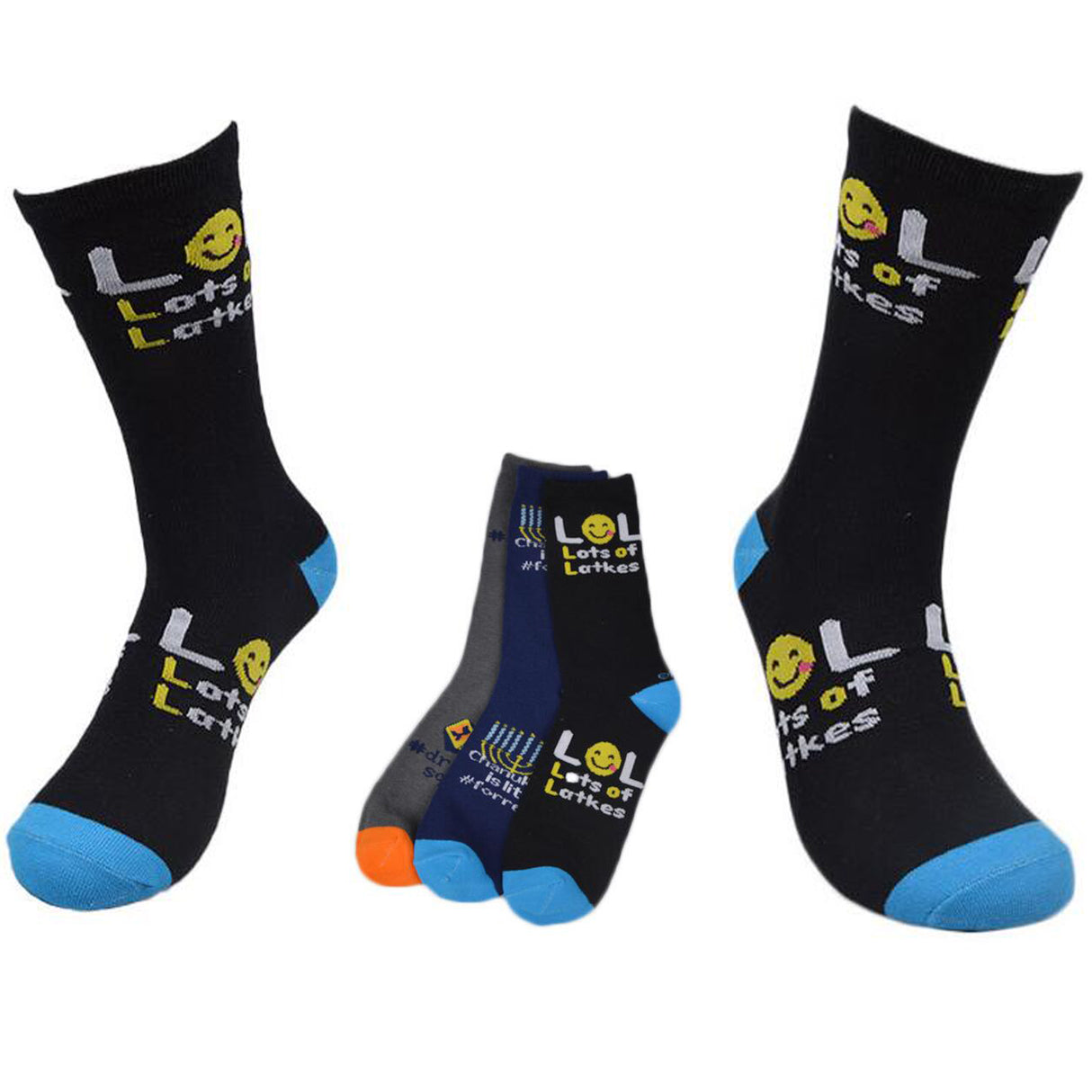 Chaussettes de sport hautes en coton tricoté grande taille 