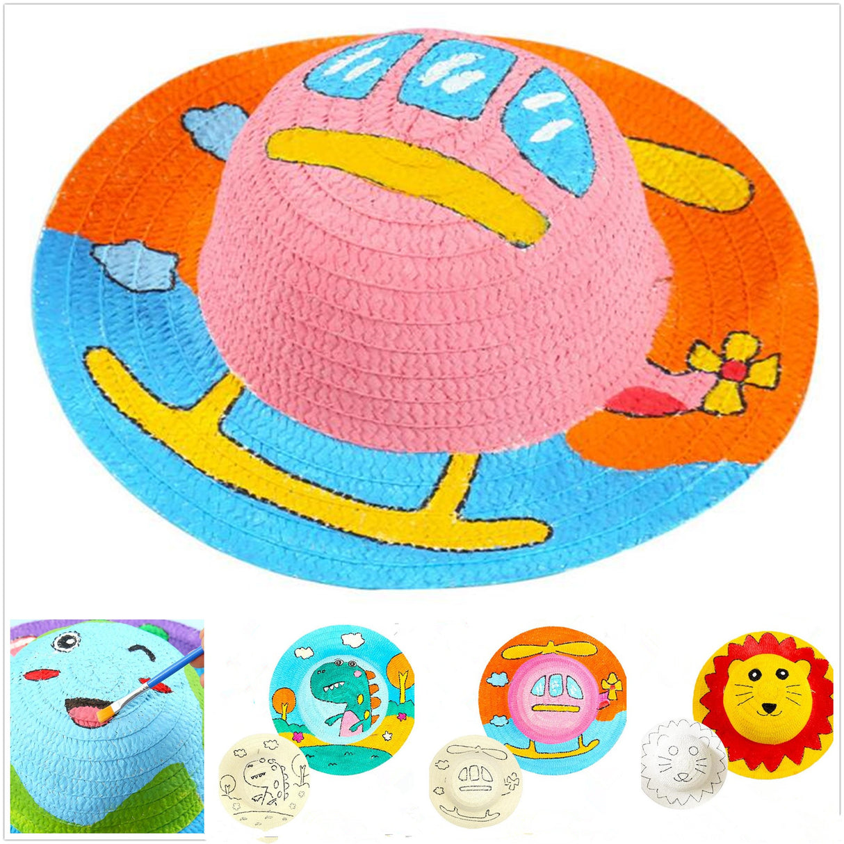 Peinture du chapeau de paille 