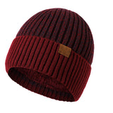 Bonnet d'hiver pour homme avec doublure en polaire douce 