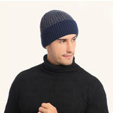 Bonnet d'hiver pour homme avec doublure en polaire douce 