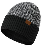 Bonnet d'hiver pour homme avec doublure en polaire douce 