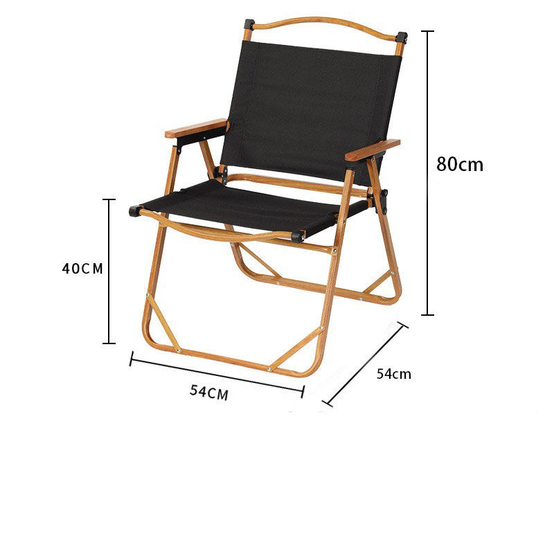 Chaise de camping pliable pour pique-nique en plein air 