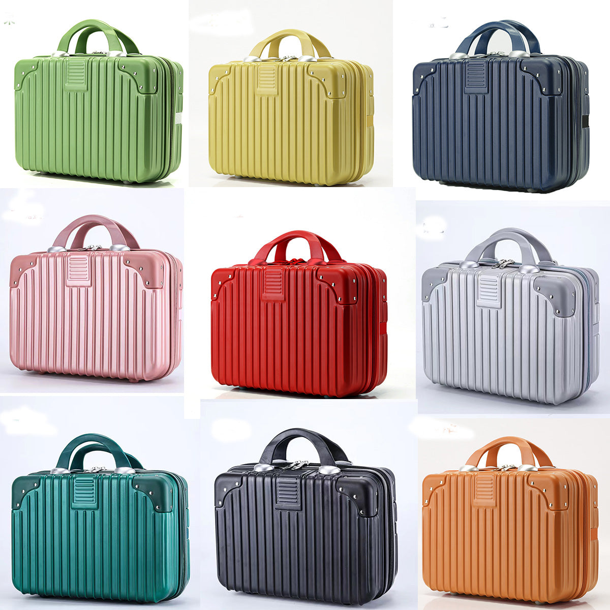 Valise de 14 pouces, sac à main, coffrets cadeaux 