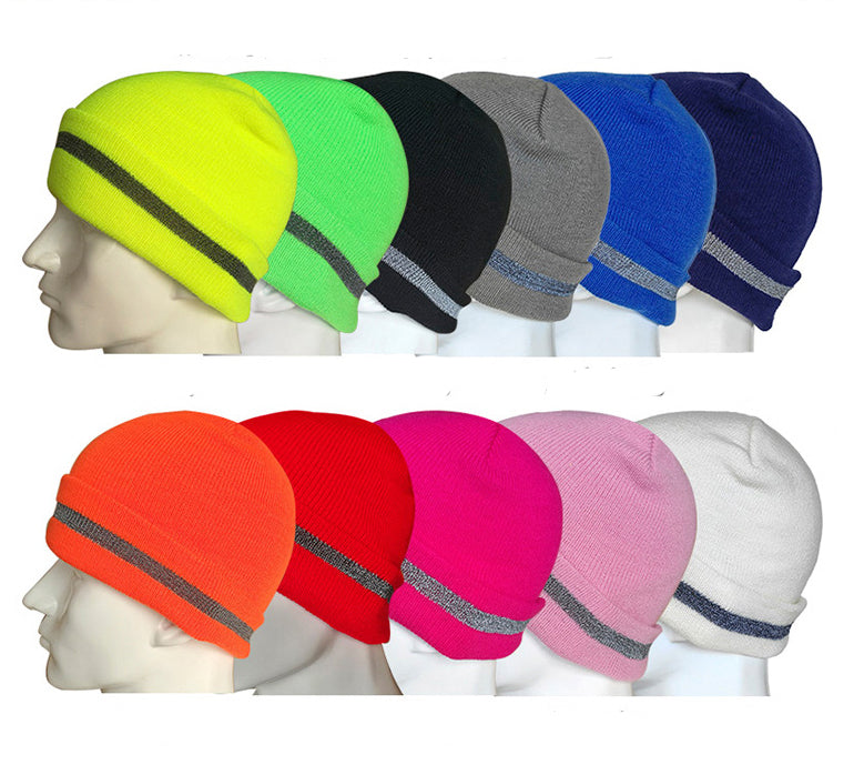 Bonnet avec bandes réfléchissantes pour la nuit 