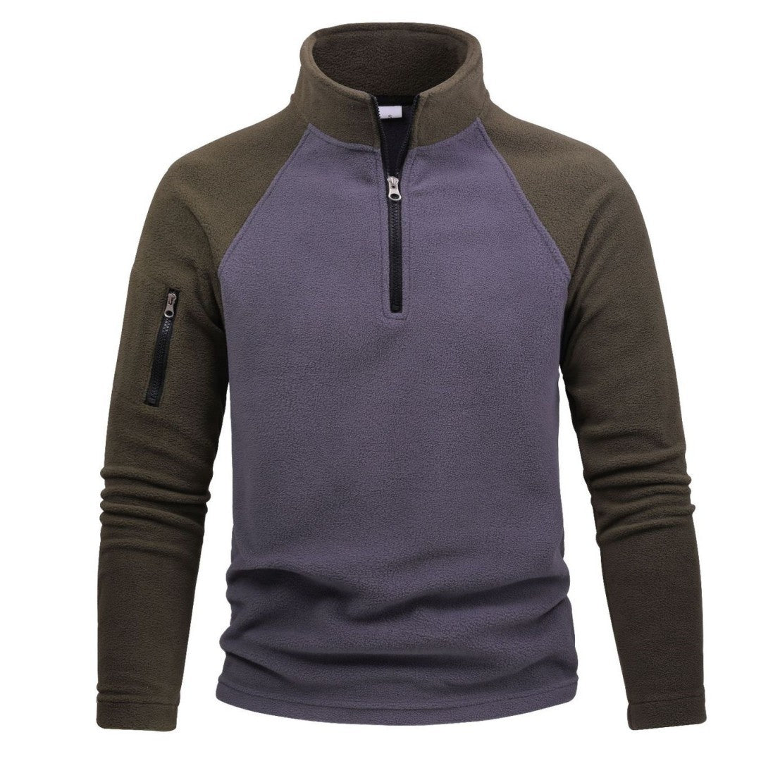 1/4 Zip Polar Fleece Pullover Jacket