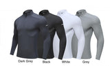 Quarter Zip Long Sleeve Shirt Men Jacket