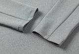 Quarter Zip Long Sleeve Shirt Men Jacket