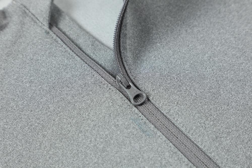 Quarter Zip Long Sleeve Shirt Men Jacket