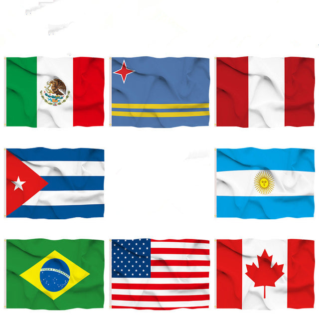9x18 Inch National Flag Full Size Printed