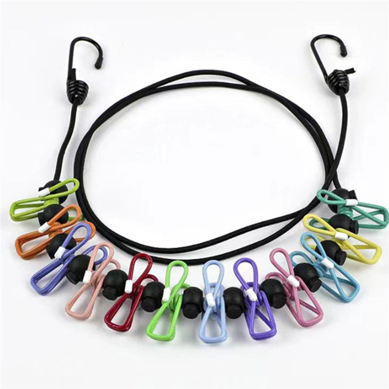 Outdoor Clothesline 12clips And Pouch Set