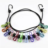 Outdoor Clothesline 12clips And Pouch Set