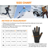 Gants chauds antidérapants pour écran tactile pour le sport 
