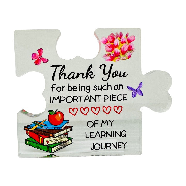 Acrylic Puzzle Decor Plaque
