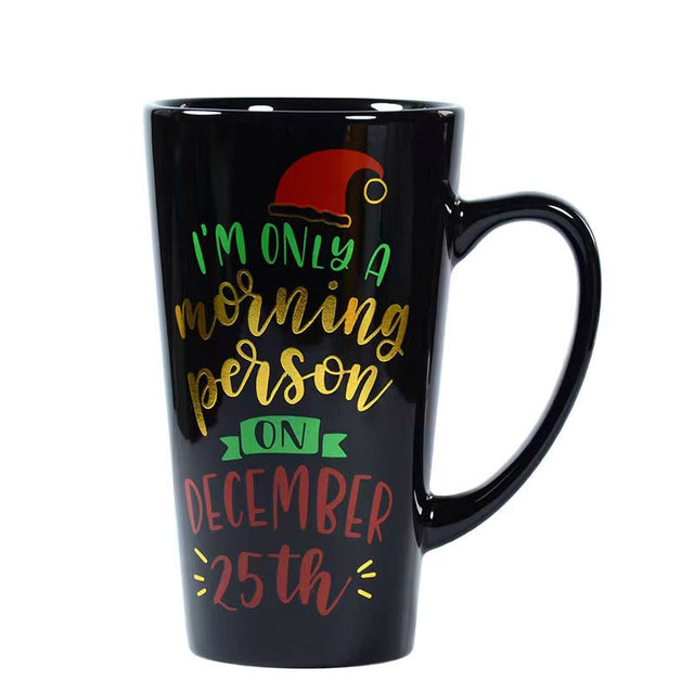 16 Oz Ceramic Tall Cafe Style Mugs Mug - By Boat - Yorkn Inc✅