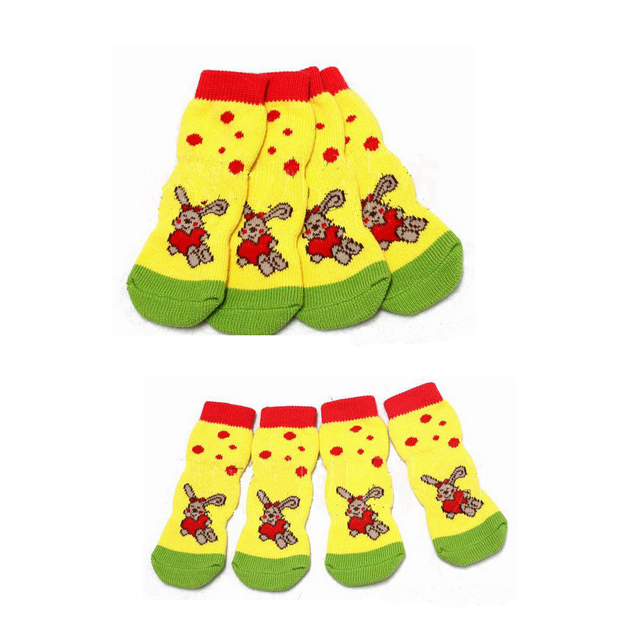 Chaussettes en coton pour chien 