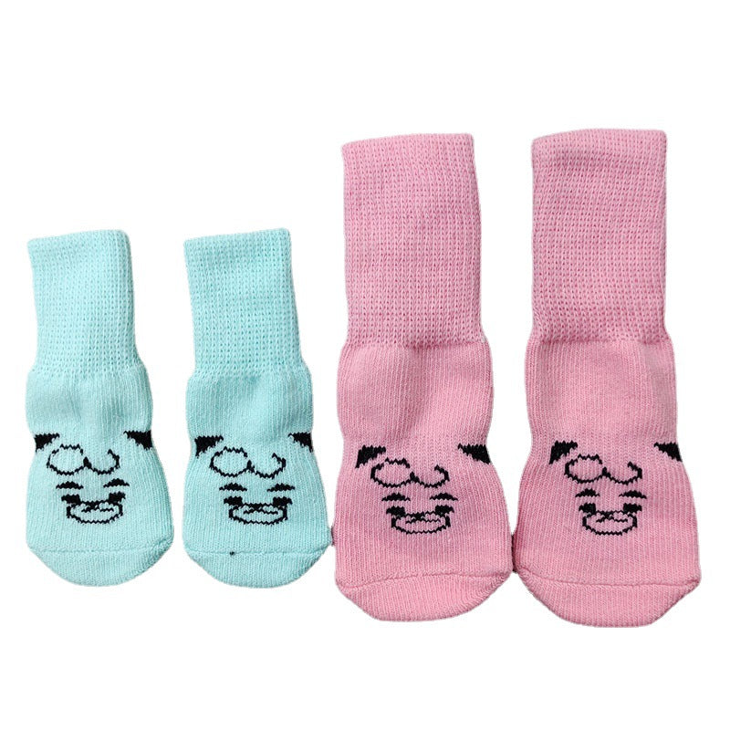 Chaussettes en coton pour chien 