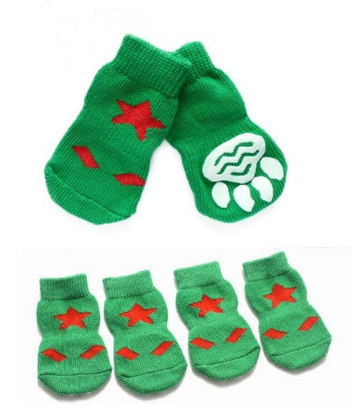 Chaussettes en coton pour chien 