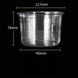 16oz Salad Bowl With Big Hole Lid - Yorkn Inc✅