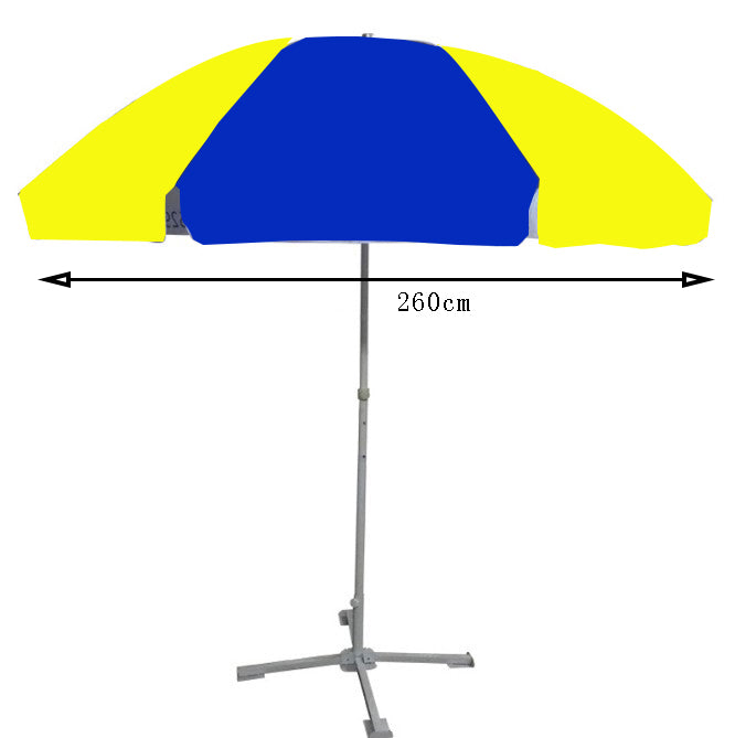 Parasol de plage avec support 