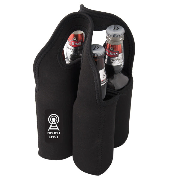 Pochette en néoprène pour transporter 4 bouteilles de bière 