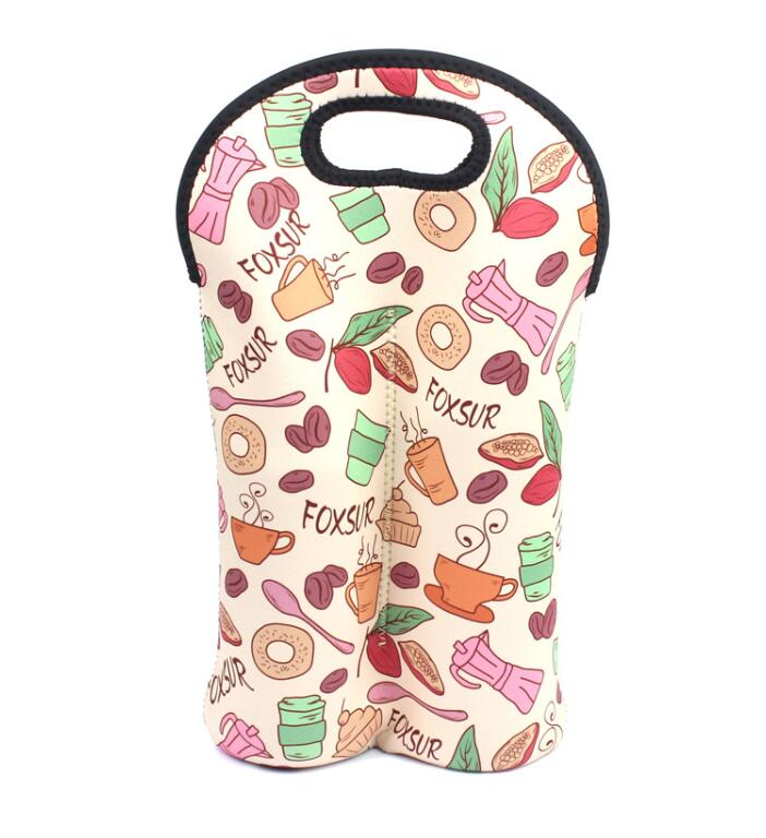 Pochette en néoprène pour transporter 2 bouteilles de bière - Par bateau 