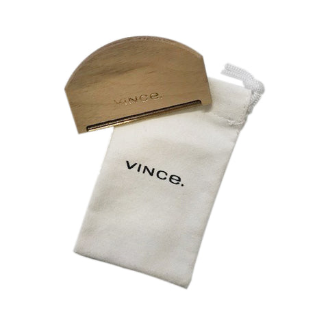 Wooden Lint Remover With Pouch