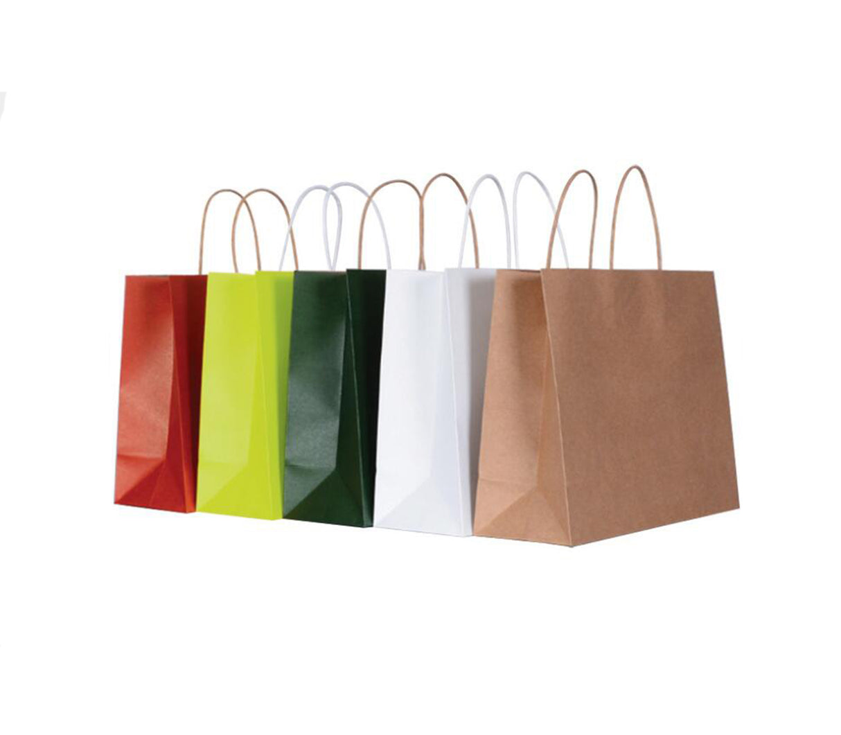 Sacs en papier avec poignée 