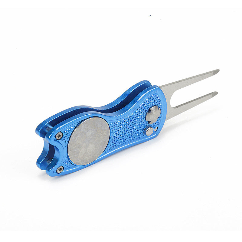 Fourche de fixation de mottes de golf 