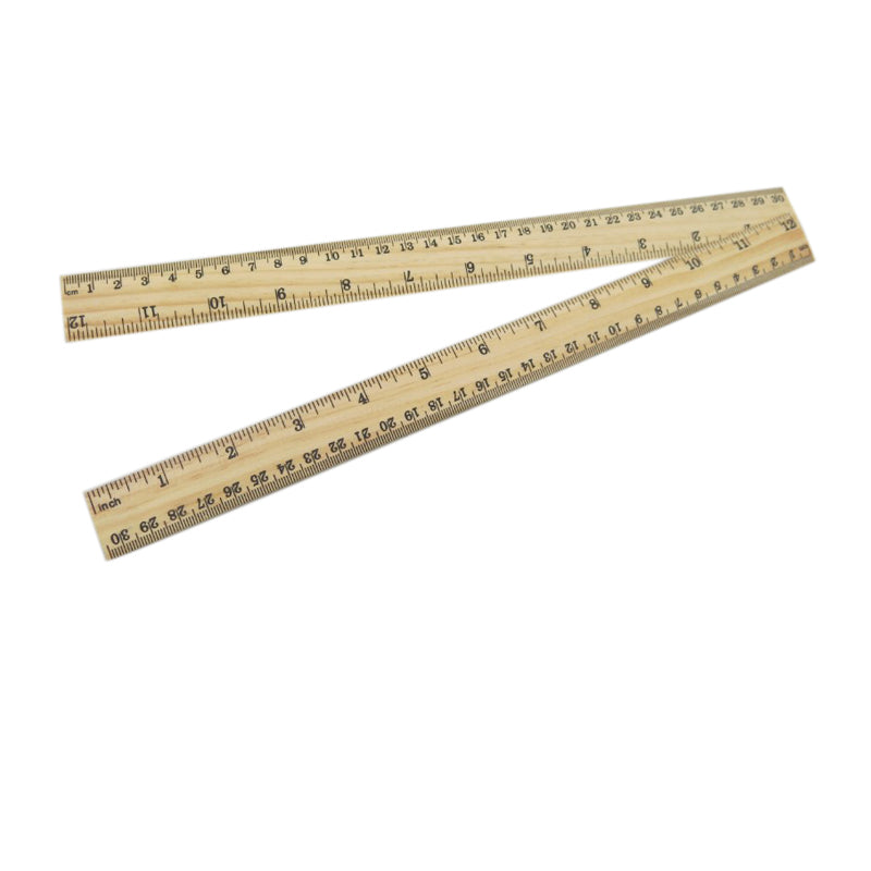 12" Wooden Ruler