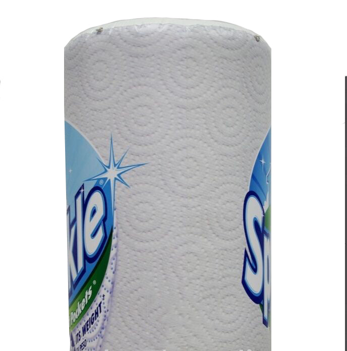 Jouet gonflable en forme de rouleau de papier essuie-tout 