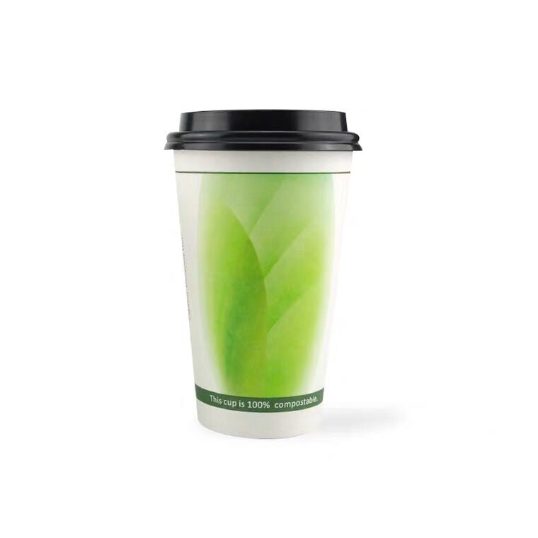 Tasse à café compostable de 19 oz 