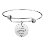 Bracelet à breloques en argent 