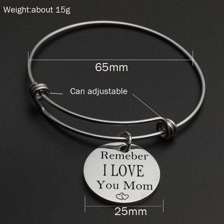 Bracelet à breloques en argent 