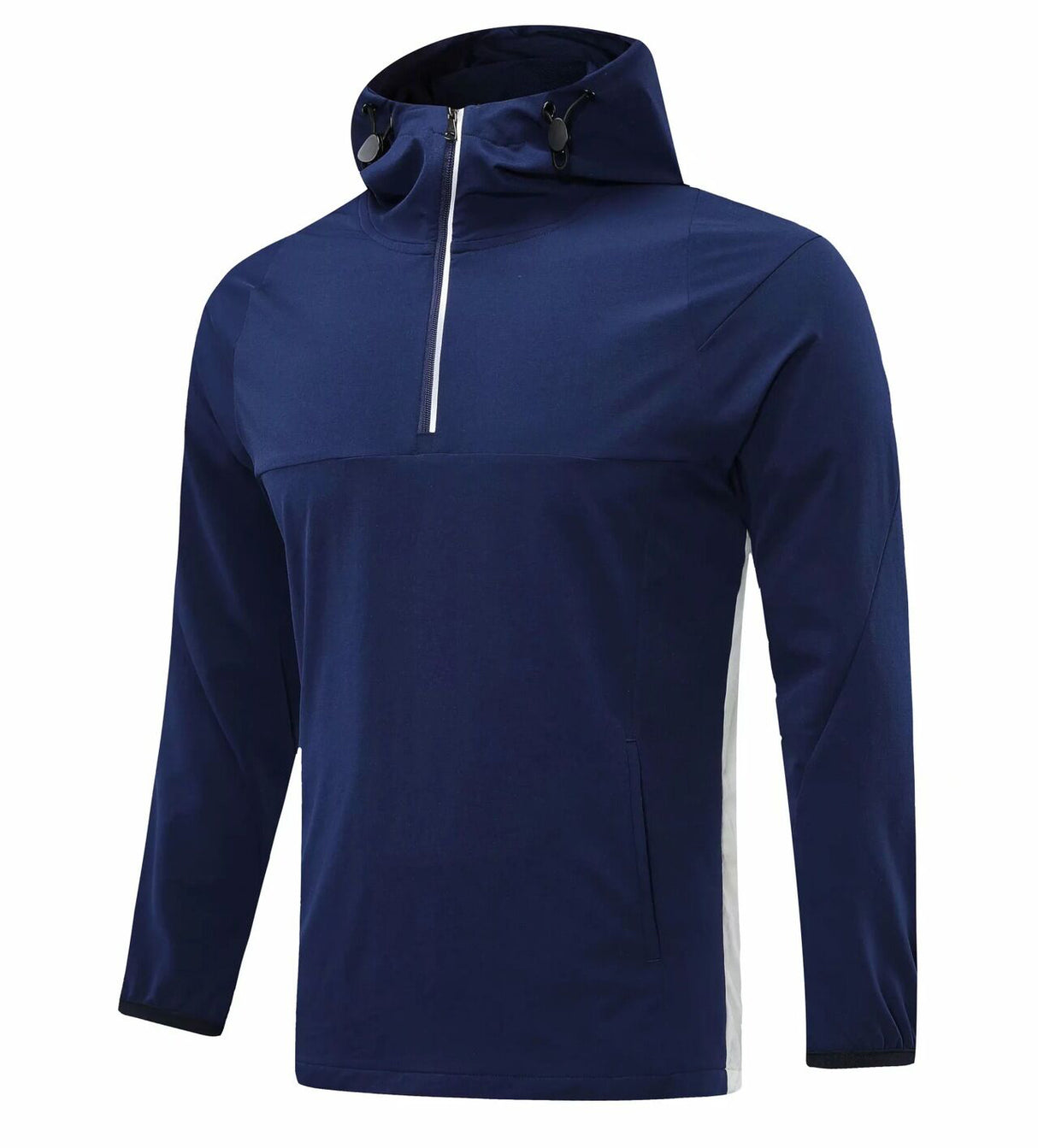 1/4 Zip Pullover Jacket With Pockets