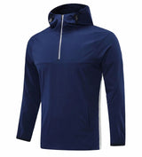 1/4 Zip Pullover Jacket With Pockets