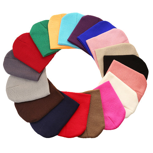 Bonnet en tricot doux pour enfants 