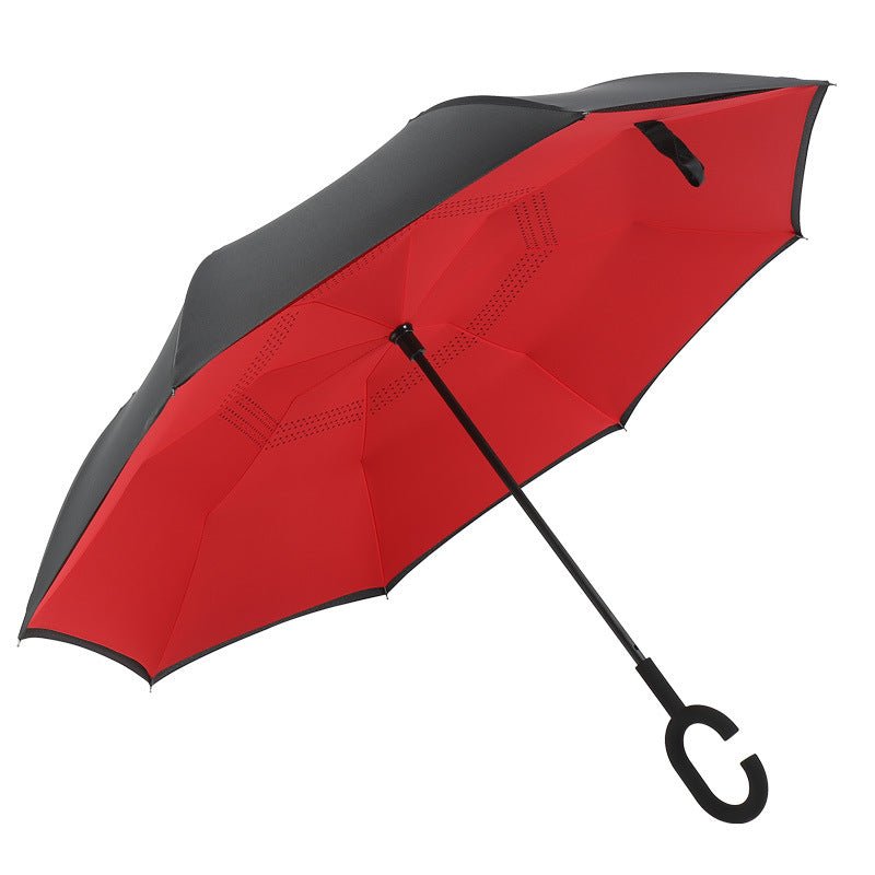 2 Tone Straight Handle Inverted Umbrella - Yorkn Inc✅