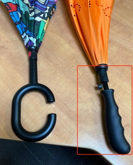 2 Tone Straight Handle Inverted Umbrella - Yorkn Inc✅