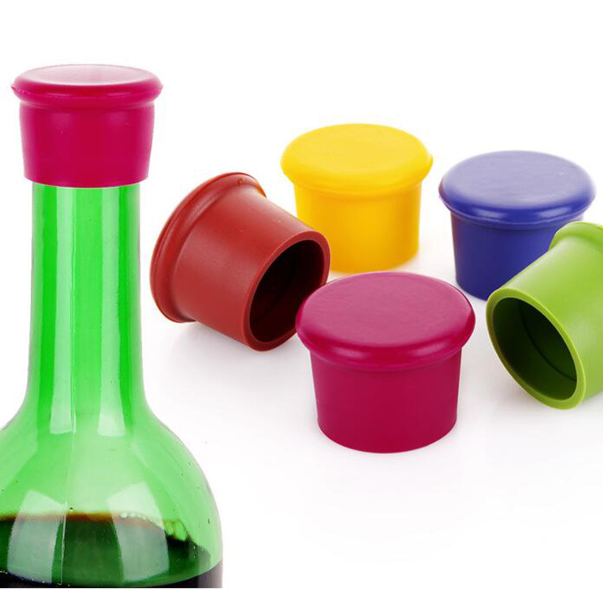Bouchons de bouteille de vin en silicone 