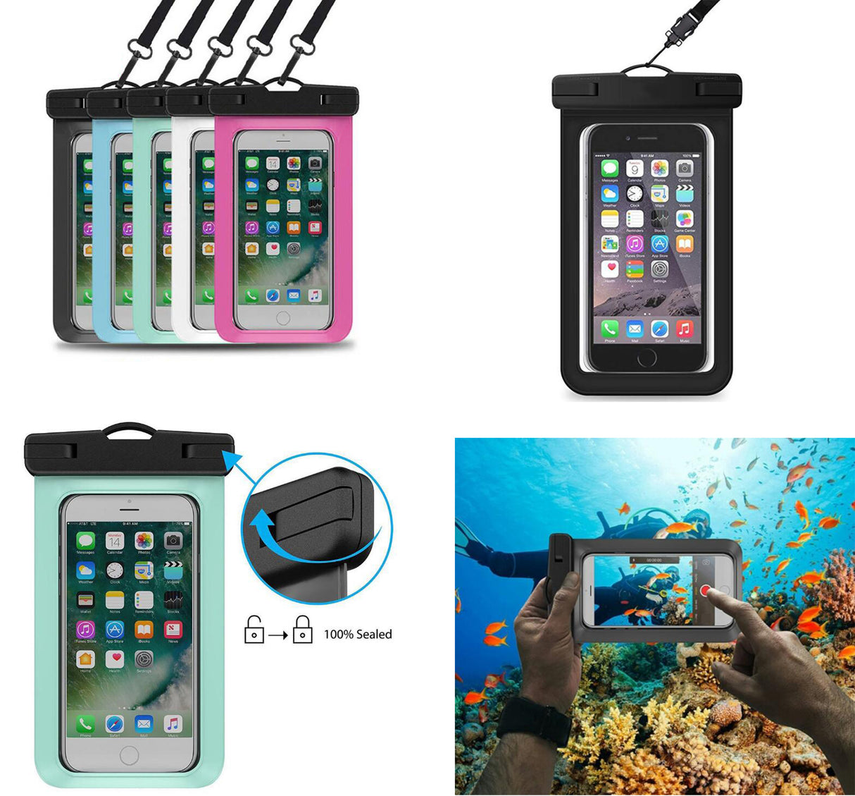 Sac étanche pour téléphone portable 