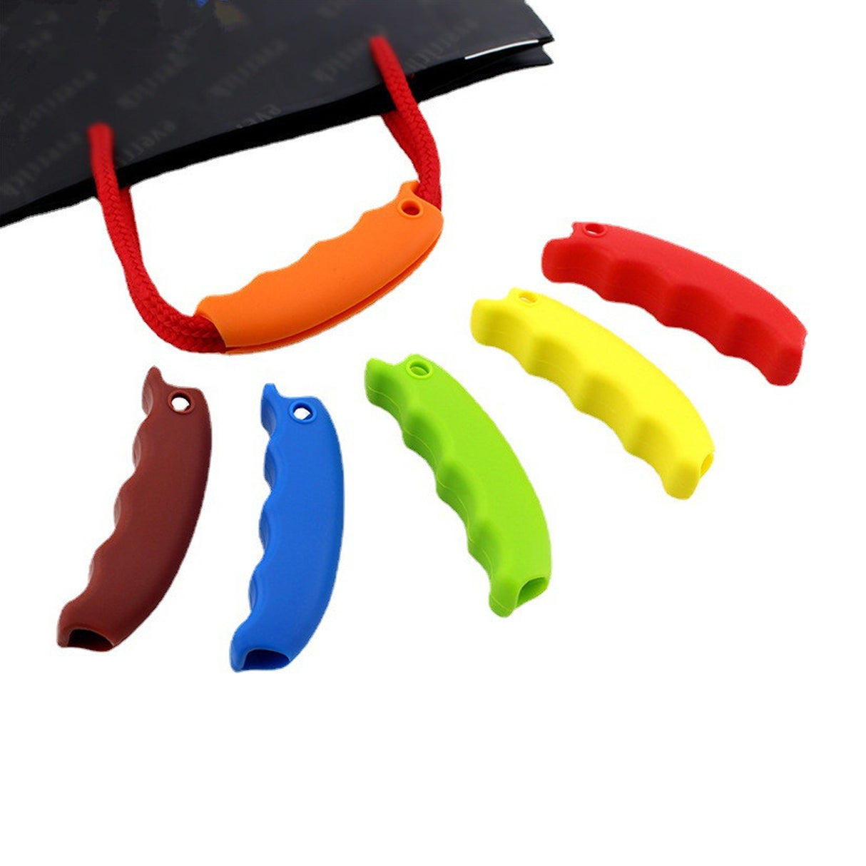 Support de sac d'épicerie en silicone 