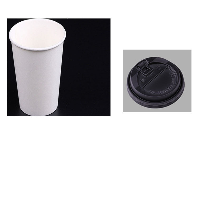 Gobelet en papier de 22 oz avec couvercle plat 