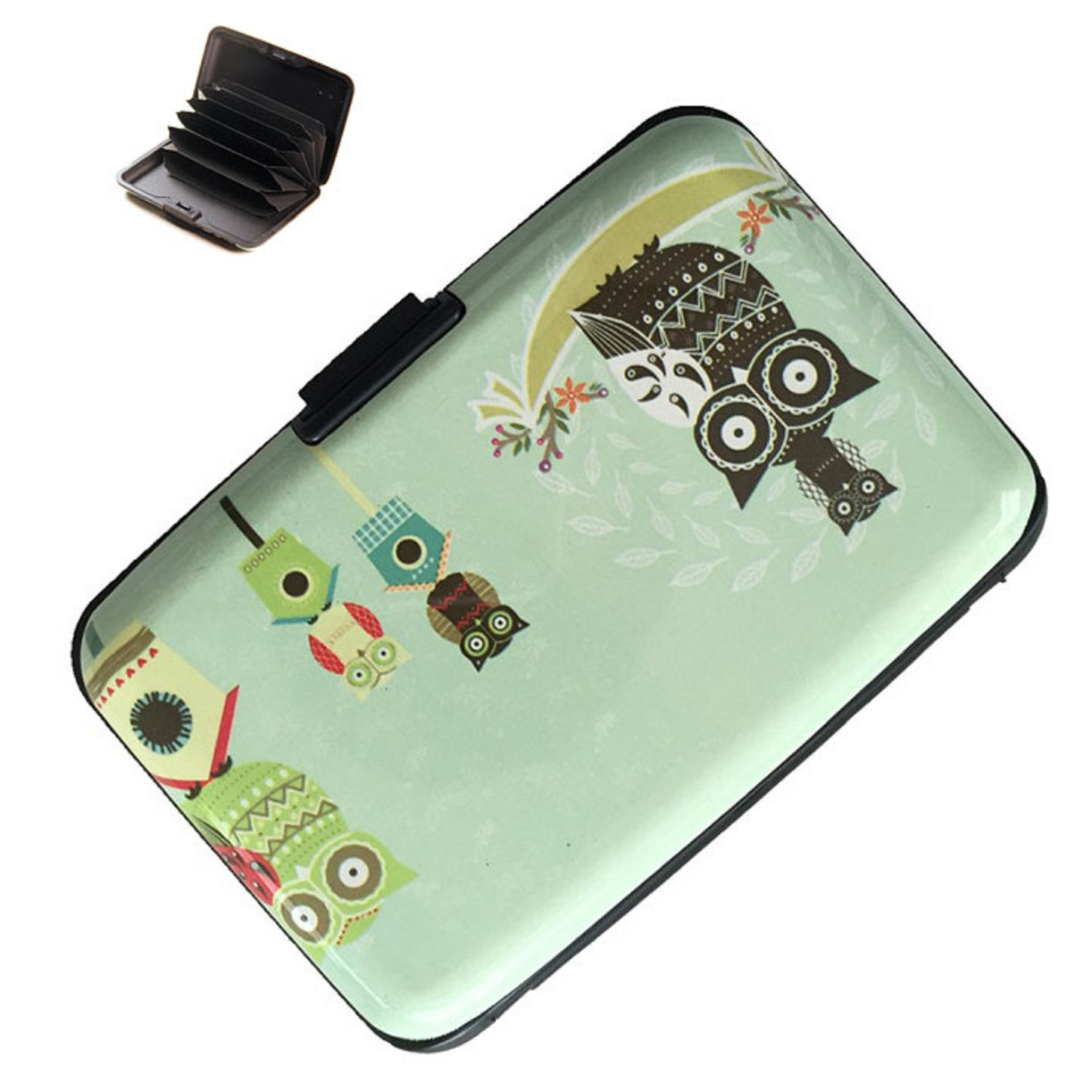 Étui portefeuille personnalisé avec blocage RFID et porte-cartes de crédit 