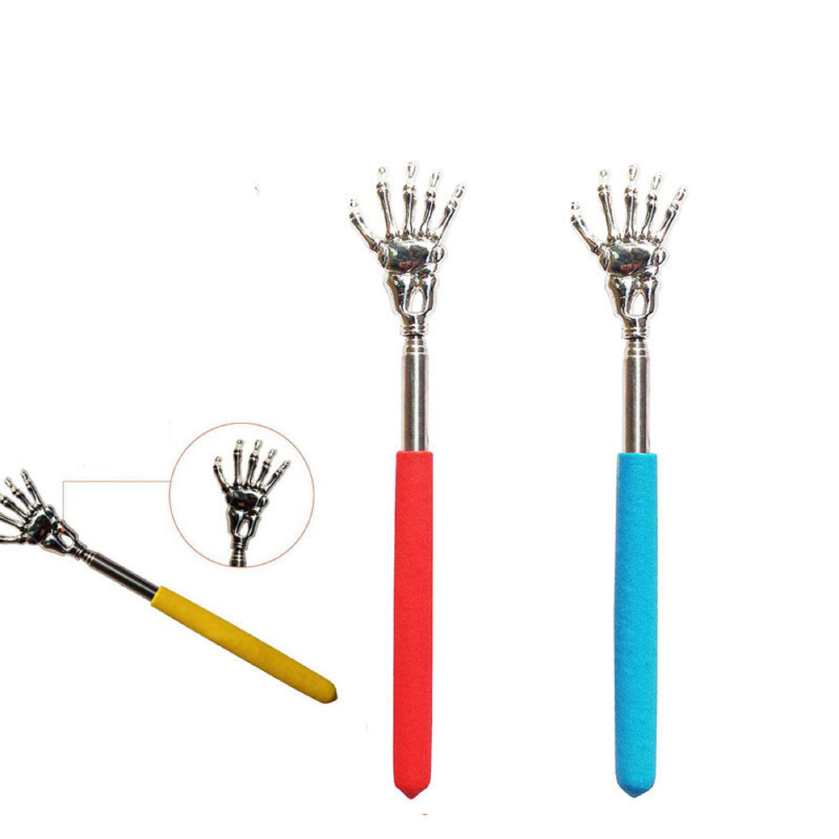 Gratte-dos télescopique extensible en acier inoxydable 