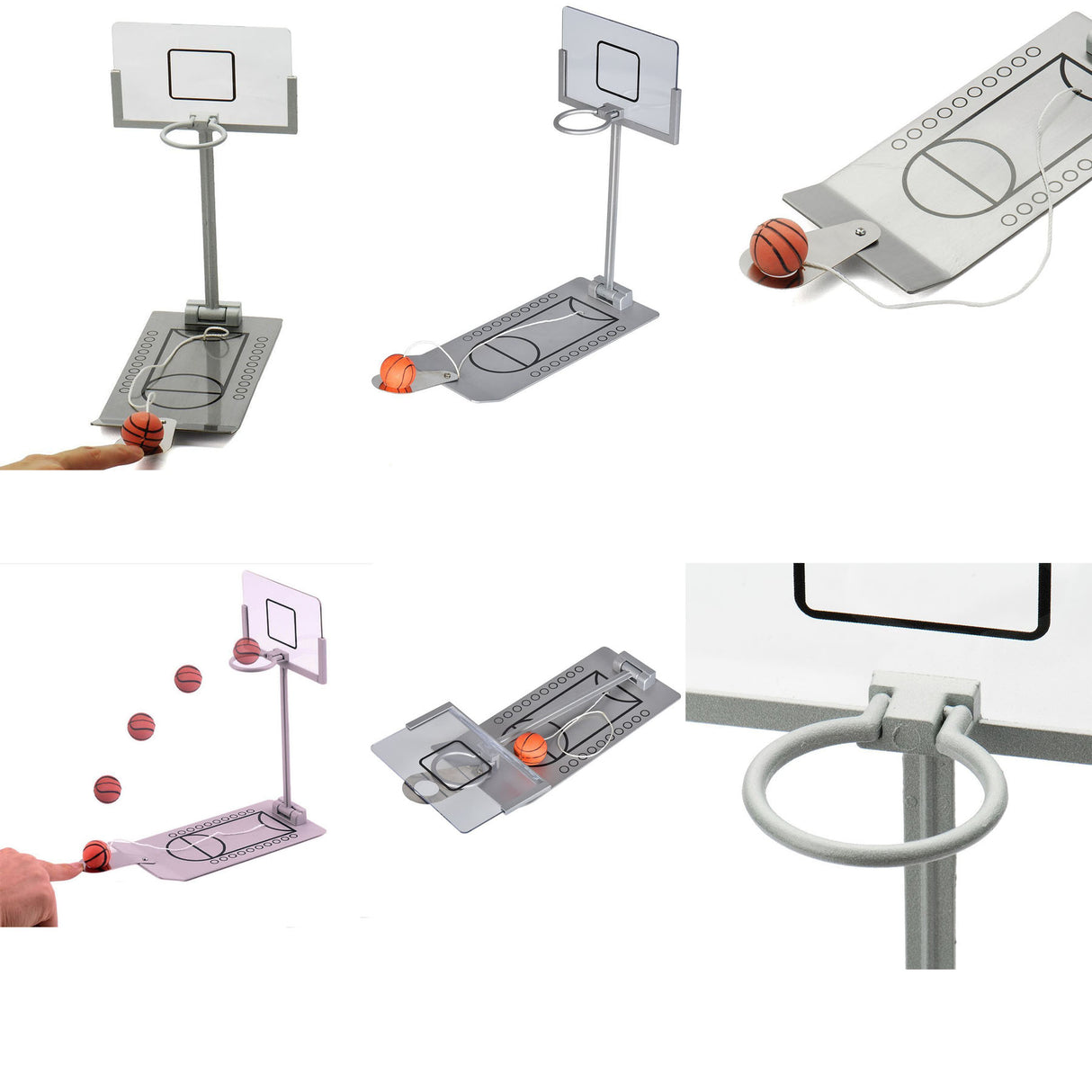 Jeu de basket-ball pliable sur table 