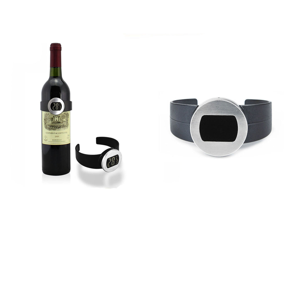 Thermomètre pour bouteille de vin 