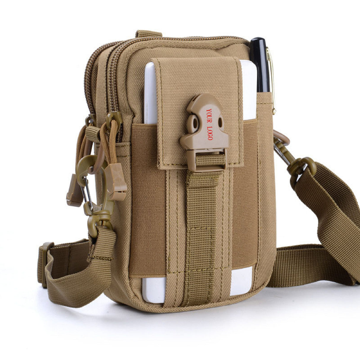Sac banane avec support pour téléphone et bandoulière 